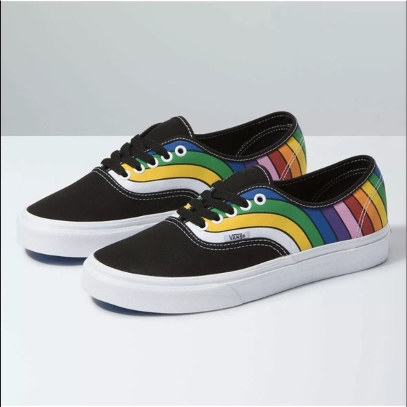 new rainbow vans